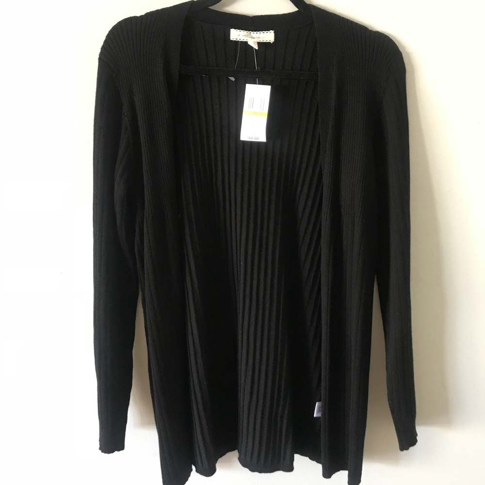 Black cardigan